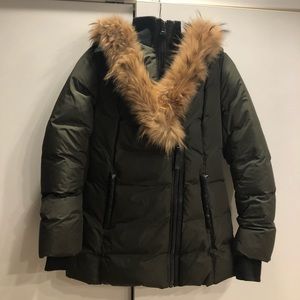 Mackage Medium Aldali Coat - Army Green